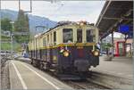 The railway adventure of the Bernese Oberland - The MOB FZe 6/6 2002 (of the Blonay Chamby Railway) is standing in Montreux, waiting for its composite train (barely visible far in the background) to roll back into the station in order to take it over for the return journey as the Riviera Belle Epoque to Chaulin.

September 5, 2026