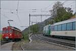 Blonay - Chamby - La Der 2026 - 60 apr�s les CEV (the final season of the Blonay–Chamby Railway, 60 years after the closure of the CEV line). The RhB ABe 4/4 I No. 35 departs from Chamby, heading toward Chaulin.

October 24, 2026
