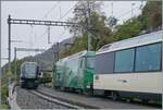 Con su tren, PE 30, con destino a Zweisimmen, el MOB Ge 4/4 8004 espera a que pase el tren contrario—el GPX que viaja de Interlaken West a Montreux—antes de poder continuar su viaje.

24 de octubre de 2026