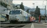 MOB Ge 4/4 8001 in Montreux. 
27.03.2011