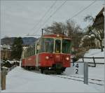 CEV local train to Blonay by La Chiesaz.