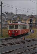 CEV BDeh 2/4 N° 74 is arriving at Blonay  26.