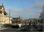 The CEV MVR GTW Be 2/6 -ex  Blonay  in Blonay.
04.04.2016