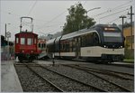 The CEV Te 82 and the MVR SURF ABeh 2/6 7503 in Blonay.