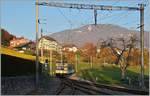 A CEV MVR GTW Be 2/6 7003  Blonay  in St Légier Gare.