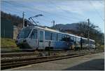 The CEV Beh 2/4 71 with his Bt  Train des Etoiles  (Star-Train) in Blonay.
30.01.2016