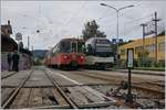 A old and a new CEV MVR local train in Blonay.
17.09.2016