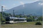 The CEV MVR GTW ABeh 2/6 7503  Blonay-Chamby  on the way to Les Pleiades near Chateau d'Hauteville.
20.05.2018