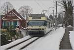 A CEV MVR GTW Be 2/6 on the way to Montreux by Planchamp.
23.01.2017