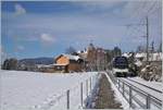 The CEV MVR SURF ABeh 2/6 7505  on the way to Blonay near the Château de Blonay Station. 

26.01.2021