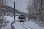 The CEV MVR SURF ABeh 2/6 7507 on the way to Vevey near the Château de Blonay Station.