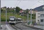 The CEV ABeh 2/6 7508 on the way to Les Pléiades in St-Léégier Gare. 

27.09.2021