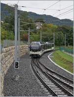 The CEV MVR ABeh 2/6 7502  Blonay  on the way to Vevey in St Légier Gare.

27.09.2020