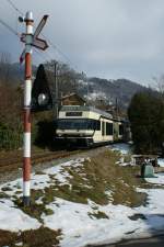 A CEV GTW 2/6 betewen Blonay and St-Lgier.
07.02.2010 