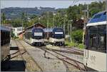 Tåget Blonay-Chamby avgår snart; det är värt att ta en snabb titt på Blonay station med CEV MVR GTW ABeh 2/6 7506 och 7502.

23 augusti 2026