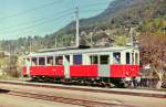 The CEV BDe 4/4 105 in Blonay.
Summer 1985