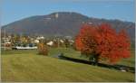 Autumn ambient by the CEV stop  Chteau d'Hauteville .