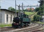 The SCB C 4 196, from 1902 SBB Ed 2x2/2 7696 with the current UIC number 90 85 00 07 696-7, is shunting in Sumiswald Grünen. The Mallet locomotive was built in 1893 at the J.A. Maffei locomotive factory (Munich). The steam locomotive was in serv ...