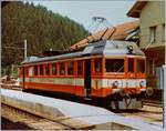 The SOB ABe 4/4 N° 41 in Bibberbrugg.
Analog 110-film picture.
19.07.1983
