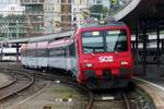 SOB 079 stands in Arth-Goldau on 5 June 2015.