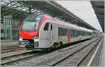 The THURBO EVO RABe 531 402 (UIC RAB 94 85 0 531 402-1 CH-THB)* on a test run in Lausanne.