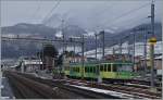 A AOMC local train in Aigle.