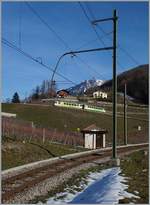 A ASD local train over Aigle.