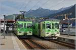 ASD BDe 4/4 401 and 402 in Aigle.