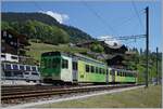 The ASD BDe 4/4 403 wiht his Bt in Les Diablerests.