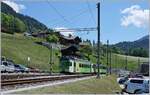 The ASD BDe 4/4 403 wiht his Bt 431 in Le Sépey.