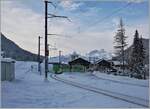 A ASD local train on the way to Les Diablerets by Vers-l'Eglise.