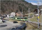 Now the TPC Beh 4/8 591 leaves the small train station of Les Sépey to Les Dialerets; where there is now peace and quiet for almost an hour.