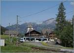 The TPC ASD ABe 4/8 473 in the attractive Glacier 3000 livery is operating as a regional train from Les Diablerets to Aigle and has just left the Vers-l'Eglise stop, now passing the charming village.

May 31, 2026