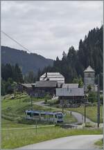 The TPC ASD ABe 4/8 473 is on its way from Les Diablerets to Aigle and is approaching the Plan Morier stop. In the immediate background, the charming village of Vers l'Eglise can be seen.

June 15, 2026