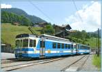 ASD BDe 4/4 N� 401 and Bt in Le Sepey.