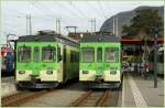 ASD BDe 4/4 403 and 404 in Aigle.