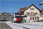 TPF local train (with the ABe 2/4 102) in Châtel St-Denis.
15.02.2019