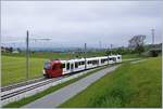 The TPF ABe 2/4 / B / Be 2/4 102 is the S50 Service from Bulle to Palézieux by his arriving at the Vauruz Sud Station. 

12.05.2020