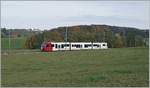 A TPF local service on the way to Palézieux is arriving at La Verrerie.