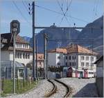 The TPF Be 4/4 wiht his Bt 224 and ABt 223 on the way formBulle to Broc Fabrique by his stop in Broc Village.

02.03.2021