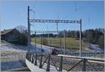 The new Châtel St-Denis Station wiht a incomming TPF SURF. 

05.02.2020