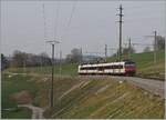 A SBB RBDe 560 Domino by the TPF on the way from Neuchâtel to Romont by Pensier.