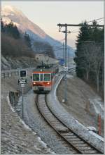 TPF/GFM local train in the Vally by Montbovon.