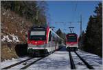 Travys local trains in  Trois Village . 
14.02.2017