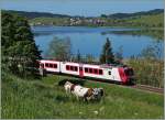 Travis local train near Le Pont.