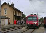 A Travys local train to Vallorbe in the old Le Brassus Station.