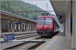 With the connection of the trains from Aigle to le Brassus, the TRAVAS trains will be replaced by SBB RABe 523 and 523.1 Flirts from the beginning of August. On one of the last days of operation of the TRAVYS RBDe 560, a TRAVYS regional train shows up in Vallorbe.

02.08.2022