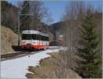 The transN BDe 4/4 N° 3 near Les Frêtes.