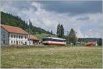 The transN (ex cmn) BDe 4/4 No 6 is at Les Coeudres as the regional train R 22 316 on the way to Les Pont de Martel.