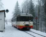 In the middle of the wood, a long way from the village is situating the Station of Les Frtes. 
18.01.2010